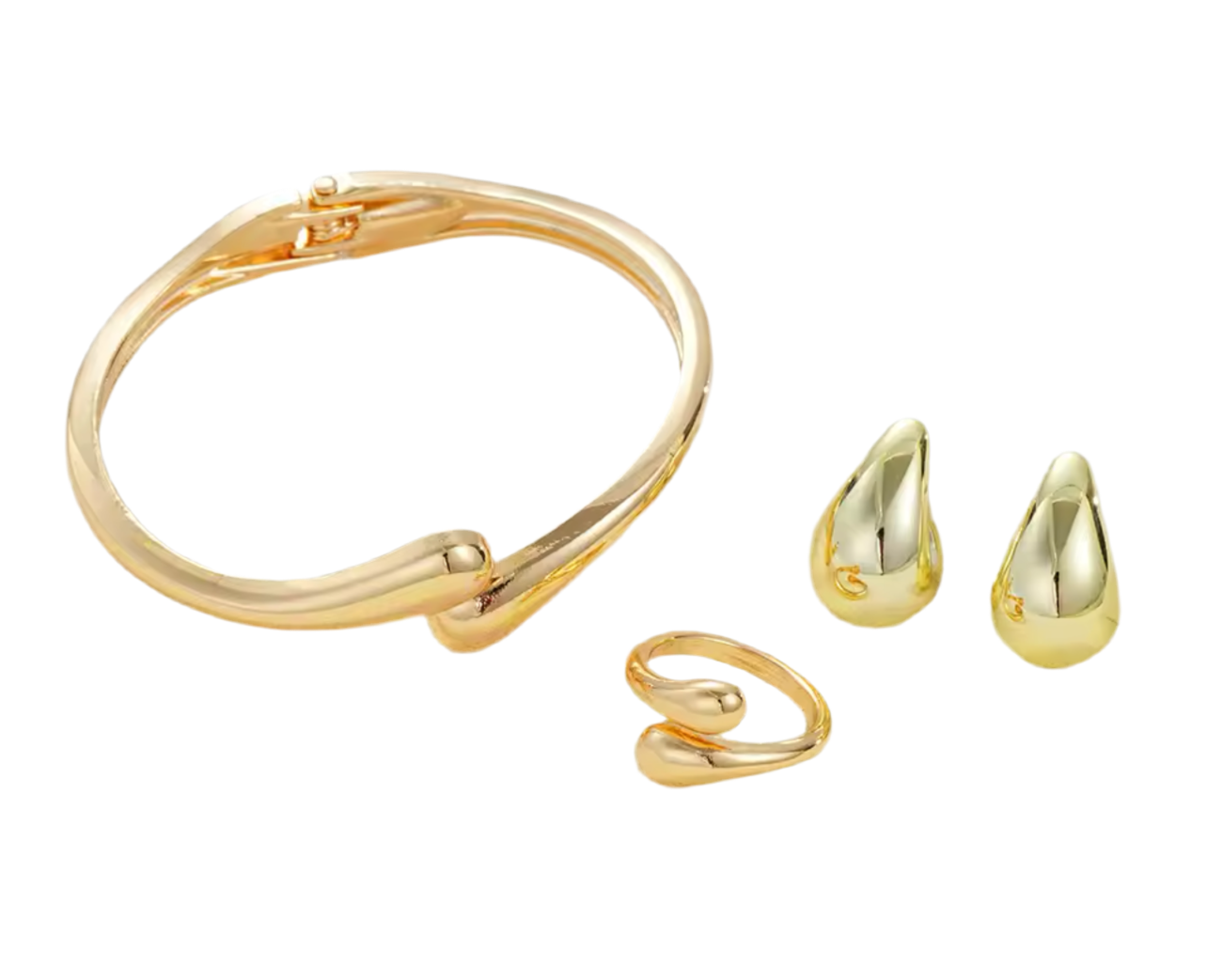 Gold drop Ring