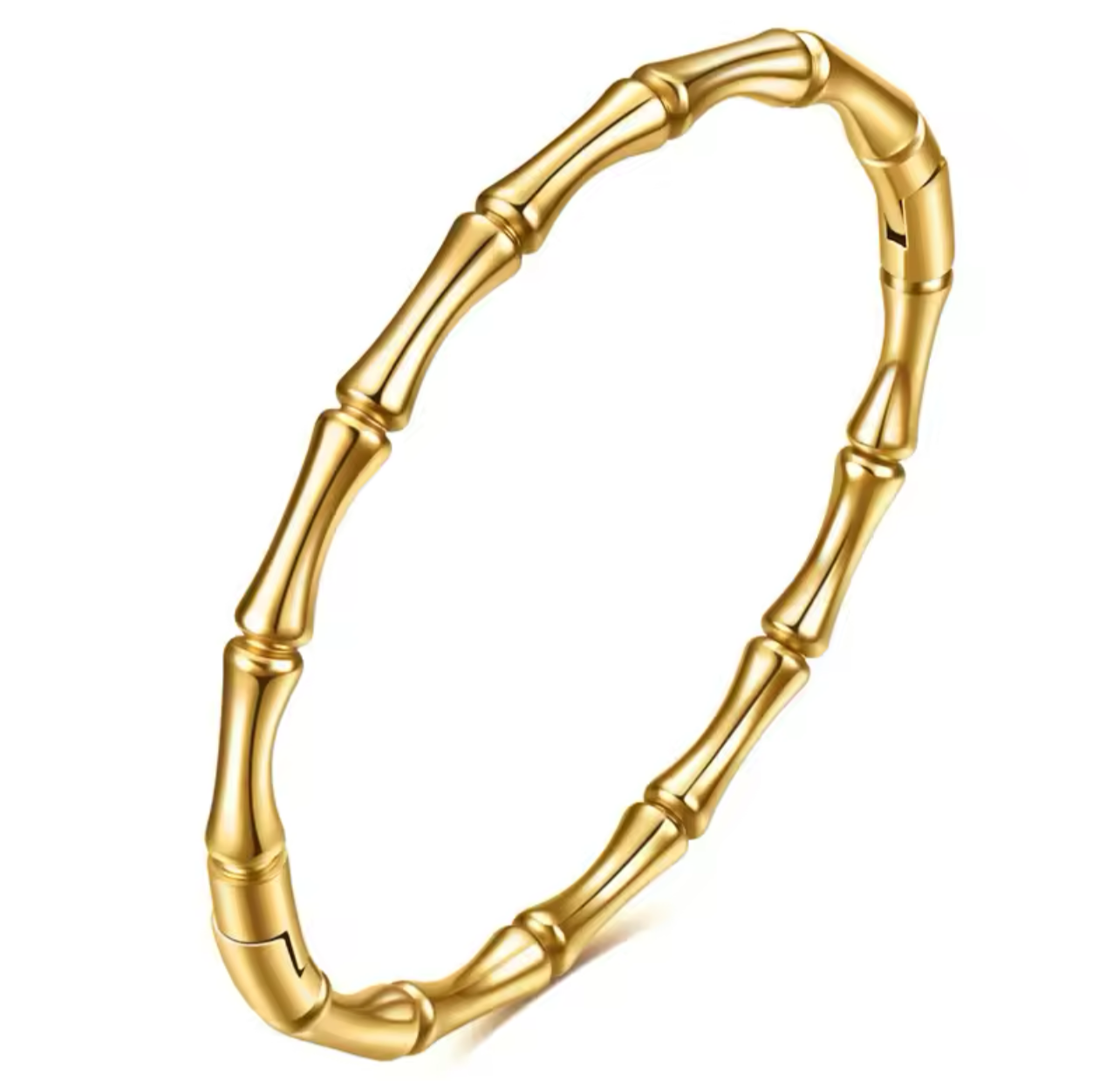 Bones Bangle, Gold
