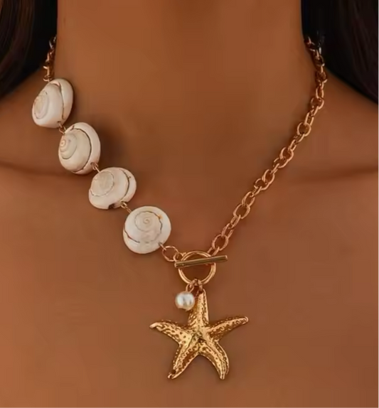Seaside shell pendant