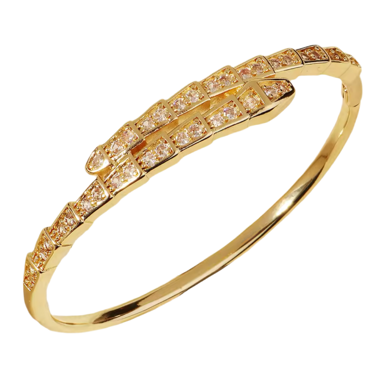 Snake bone, Gold & Zirconia