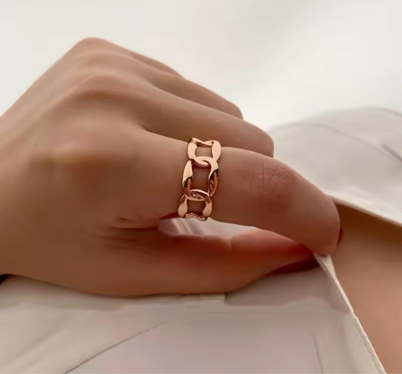 Chain Ring, Gold