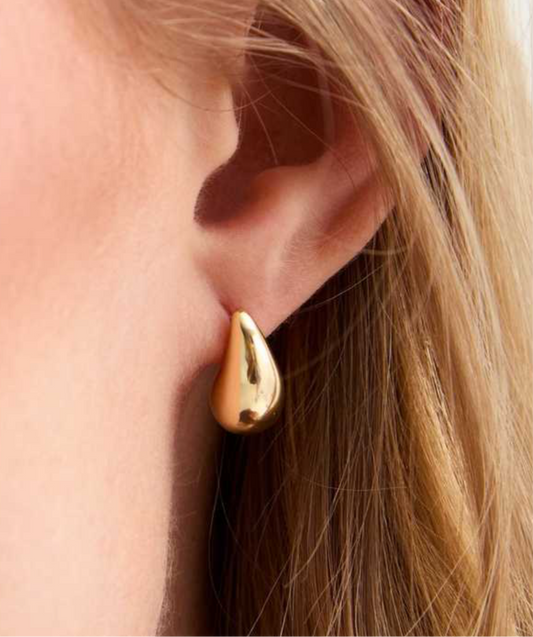 Gold Drop, Earrings