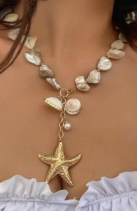 Seaside wave chocker, Beige